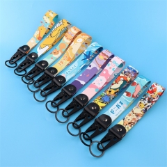 19 Styles Pokemon Anime Lanyard Keychain