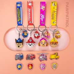 4 Styles Paw Patrol Snow Slide Surprise Blind Box Anime PVC Figure keychain