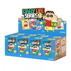 8PCS/SET Orginal 52TOYS Crayon Shin-chan Surprise Blind Box Anime PVC Figure Toy