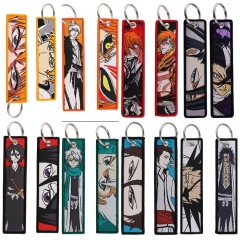 11 Styles Bleach Woven Label Anime Lanyard Keychain