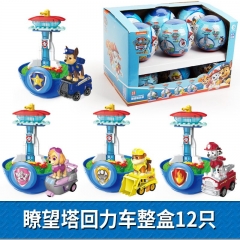 5 Styles 12 PCS/SET Paw Patrol Snow Slide Surprise Blind Box Anime PVC Figure