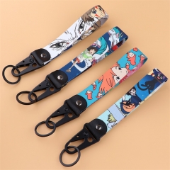 10 Styles My Neighbor Totoro/Spirited Away/Princess Mononoke Anime Lanyard Keychain