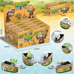 2 Styles 12PCS/SET Plants vs. Zombies Surprise Blind Box Anime PVC Figure Toy