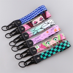 21 Styles Demon Slayer: Kimetsu no Yaiba Anime Lanyard Keychain