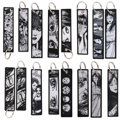 11 Styles Nana Junji Ito Tomie Kawakami Woven Label Anime Lanyard Keychain