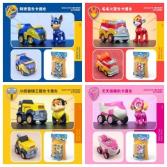 8 Styles Paw Patrol Snow Slide Anime PVC Figures