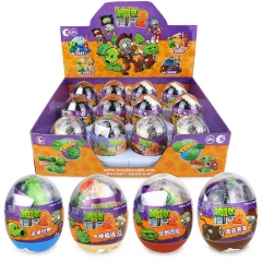 12PCS/SET 2 Styles Plants vs. Zombies Surprise Blind Box Building BlockAnime PVC Figures