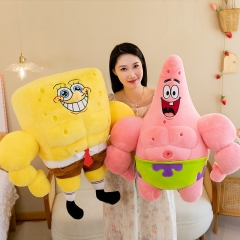 2 Styles SpongeBob SquarePants Cartoon Anime Plush Toy Doll