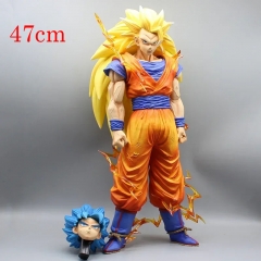 47CM Dragon Ball Z Son Goku Cartoon PVC Anime Figure Toy