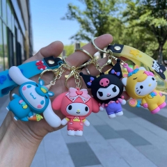 8 Styles Sanrio Kuromi My Melody Cartoon PVC Anime Figure Keychain