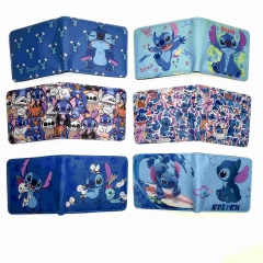 6 Styles Lilo & Stitch Cartoon Purse Anime Short Wallet