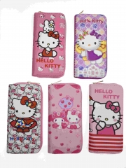 14 Styles Sanrio Kuromi Cinnamoroll My Melody Cartoon Purse Anime Long Wallet