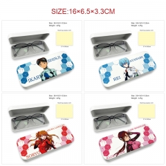 5 Styles EVA/Neon Genesis Evangelion Cartoon Anime PU Glasses Case