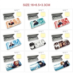 10 Styles Jujutsu Kaisen Cartoon Anime PU Glasses Case