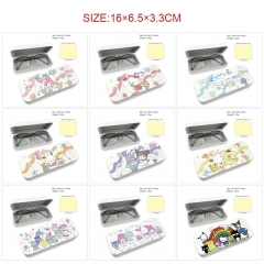 10 Styles Sanrio Cartoon Anime PU Glasses Case