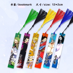 16 Styles One Piece Cartoon Anime Alloy Bookmark