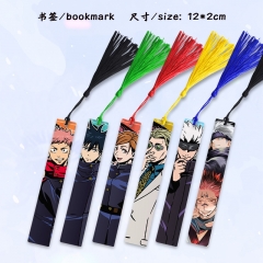 10 Styles Jujutsu Kaisen Cartoon Anime Alloy Bookmark