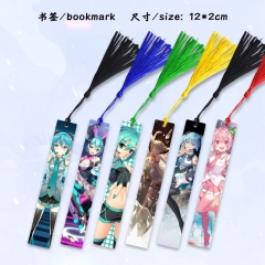 15 Styles Hatsune Miku Cartoon Anime Alloy Bookmark