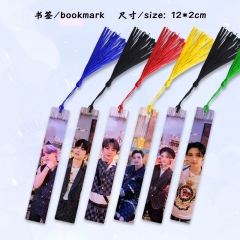 8 Styles K-POP Stray Kids Cartoon Anime Alloy Bookmark