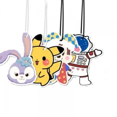 12 Styles Sanrio Pokemon Anime Car Air Freshener Auto Accessories Pendant