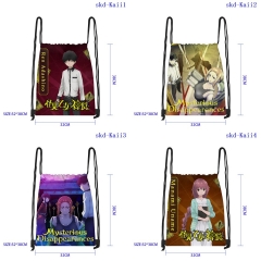 32*38cm 8 Styles Kaii to Otome to Kamikakushi Cartoon Anime Drawstring Bag