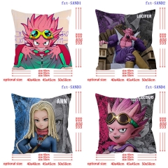 2 Sizes 10 Styles SAND LAND Cartoon Square Anime Pillow Case