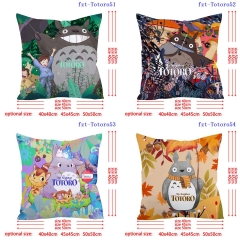 2 Sizes 5 Styles My Neighbor Totoro Cartoon Square Anime Pillow Case