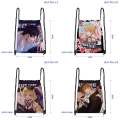 32*38cm 8 Styles Death Note Cartoon Anime Drawstring Bag