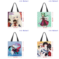 33x38CM 7 Styles An Archdemon's Dilemma How to Love Your Elf Bride Shopping Bag Canvas Anime Handbag