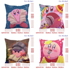 2 Sizes 5 Styles Kirby Cartoon Square Anime Pillow Case