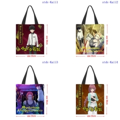 33x38CM 8 Styles Kaii to Otome to Kamikakushi Shopping Bag Canvas Anime Handbag