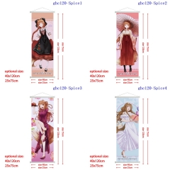 2 Sizes 6 Styles Spice and Wolf Cartoon Wall Scrolls Anime Wallscrolls