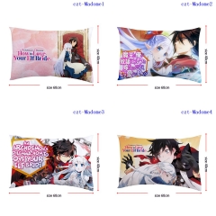 8 Styles An Archdemon's Dilemma How to Love Your Elf Bride Cartoon Square Anime Pillow Case