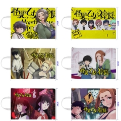 10 Styles Kaii to Otome to Kamikakushi Cartoon Pattern Anime File Pocket