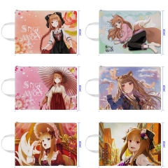 7 Styles Spice and Wolf Cartoon Pattern Anime File Pocket