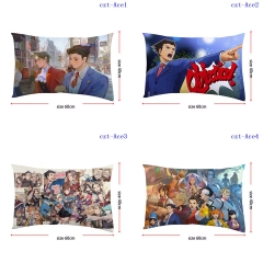 11 Styles Ace Attorney Cartoon Square Anime Pillow Case