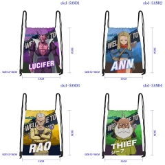 32*38cm 5 Styles Sand Land Cartoon Anime Drawstring Bag