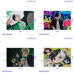 6 Styles Wind Breaker Cartoon Pattern Anime File Pocket