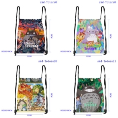 32*38cm 5 Styles My Neighbor Totoro Cartoon Anime Drawstring Bag