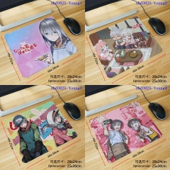 9 Styles Grandpa and Grandma Turn Young Again Cartoon Anime Mouse Pad（30X25x0.3cm）