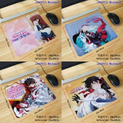 6 Styles An Archdemon's Dilemma How to Love Your Elf Bride Cartoon Anime Mouse Pad（30X25x0.3cm）