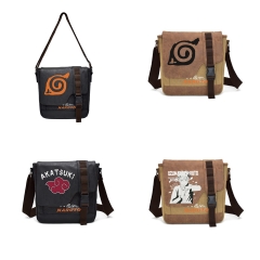 5 Styles Naruto Cartoon Canvas Shoulder Bag Anime Messenger Bag