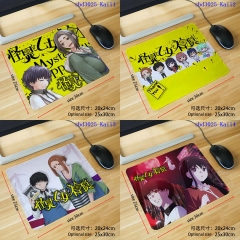 7 Styles Kaii to Otome to Kamikakushi Cartoon Anime Mouse Pad（30X25x0.3cm）