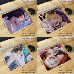 6 Styles Death Note Cartoon Anime Mouse Pad（30X25x0.3cm）