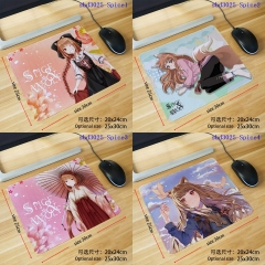 7 Styles Spice and Wolf Cartoon Anime Mouse Pad（30X25x0.3cm）