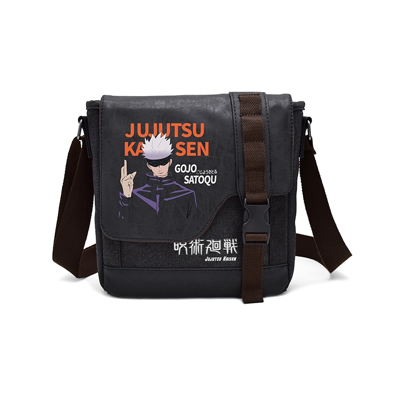 Jujutsu Kaisen Cartoon Canvas Shoulder Bag Anime Messenger Bag