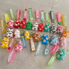 42 Styles Toy Story Winnie the Pooh Kuromi SpongeBob SquarePants Cartoon PVC Anime Figure Keychain