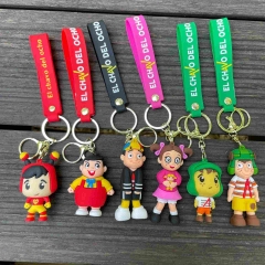 6 Styles Friday Night Funkin Cartoon PVC Anime Figure Keychain