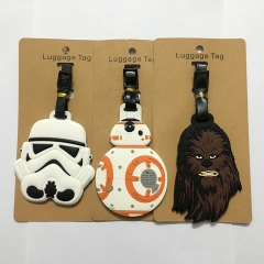 13 Styles Star War Cartoon Anime Soft Rubber Luggage Tag