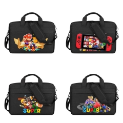 4 Styles Super Mario Bro Cartoon Anime Laptop Bag